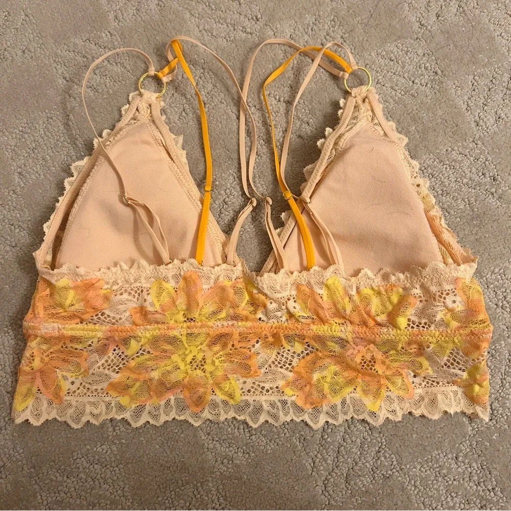 Aerie Sunkissed Lace Padded Plunge Bralette - Picture 5 of 7